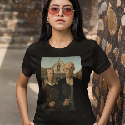 American Gothic Pickleball Shirt