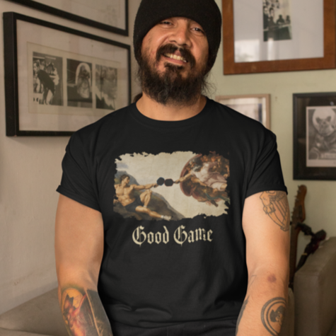 Creation of Adam Good Game Pickleball Shirt